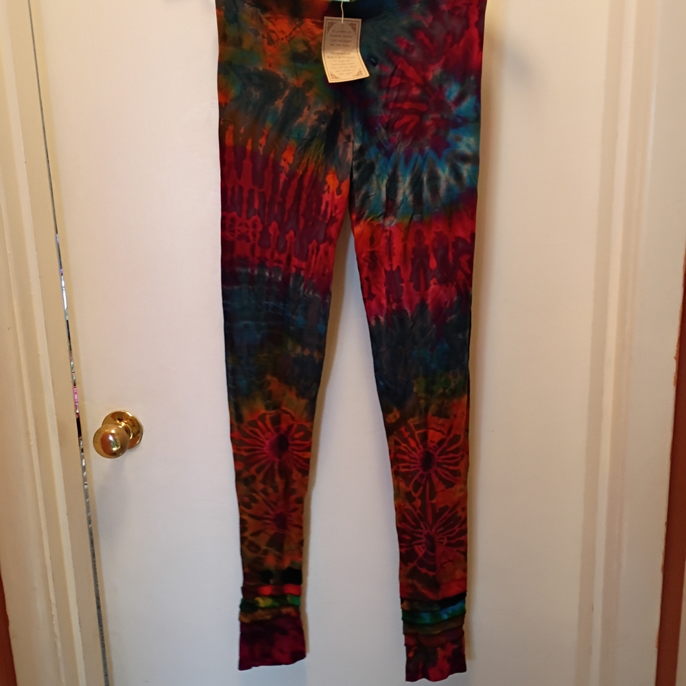 Colorful Tie-Dye  Leggings
